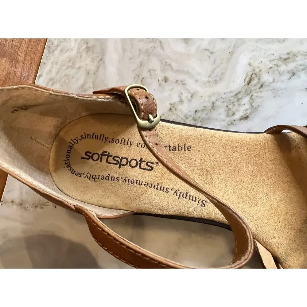 Softspots Tatianna Huarache Sandals Tan 9